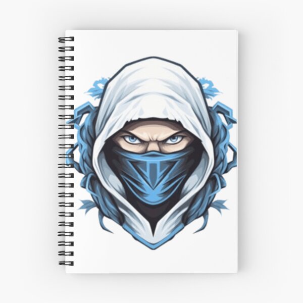 Item preview, Blue Ninja Mask Logo | Hooded Assassin Esports Gaming Mascot | Cyber Ninja Sticker & T-Shirt designed and sold by ArhaanFashions.