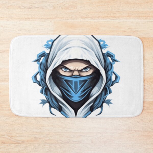 Item preview, Blue Ninja Mask Logo | Hooded Assassin Esports Gaming Mascot | Cyber Ninja Sticker & T-Shirt designed and sold by ArhaanFashions.