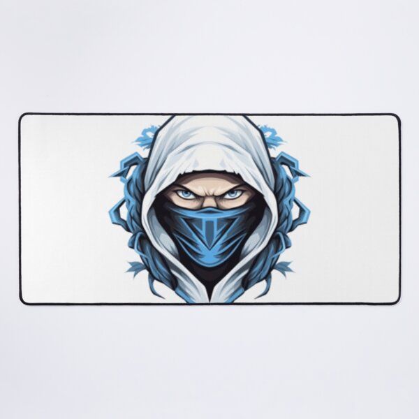 Item preview, Blue Ninja Mask Logo | Hooded Assassin Esports Gaming Mascot | Cyber Ninja Sticker & T-Shirt designed and sold by ArhaanFashions.