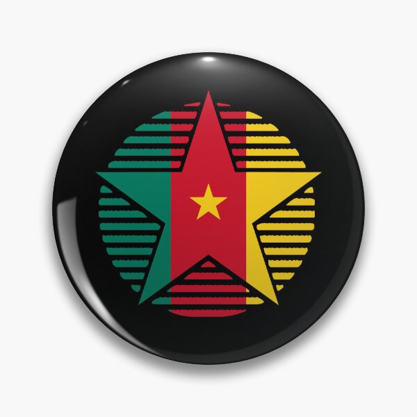 Item preview, Retro Cameroon Flag Star CM designed and sold by shitpostee.