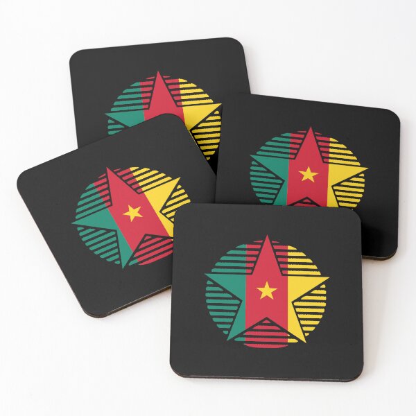 Item preview, Retro Cameroon Flag Star CM designed and sold by shitpostee.