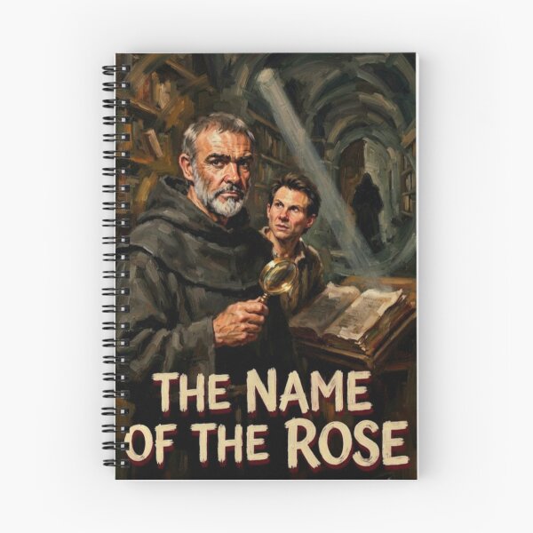Item preview, The Name Of The Rose Mystery Fine Art Tribute designed and sold by Art's Diner.
