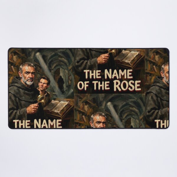 Item preview, The Name Of The Rose Mystery Fine Art Tribute designed and sold by Art's Diner.