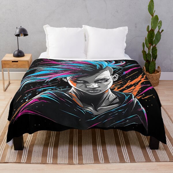 Item preview, Neon Cyberpunk Portrait Edgy Digital designed and sold by UrbanPrts.