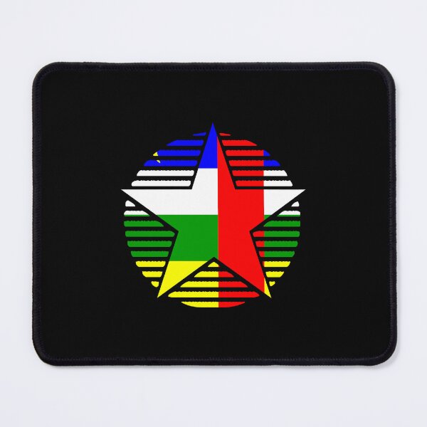 Item preview, Retro Central African Republic Flag Star CF designed and sold by shitpostee.