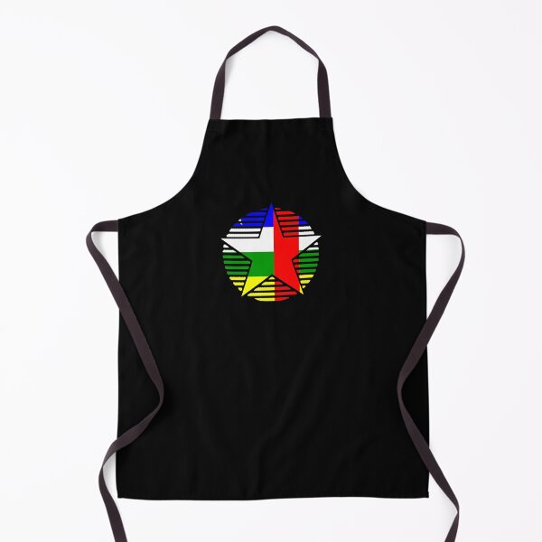 Item preview, Retro Central African Republic Flag Star CF designed and sold by shitpostee.