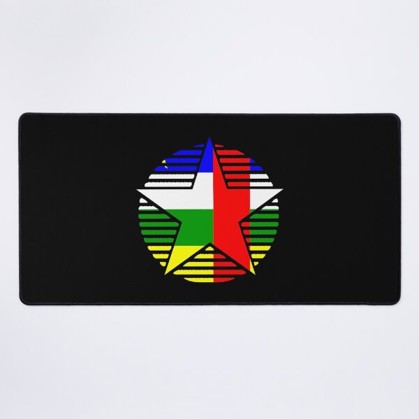 Item preview, Retro Central African Republic Flag Star CF designed and sold by shitpostee.