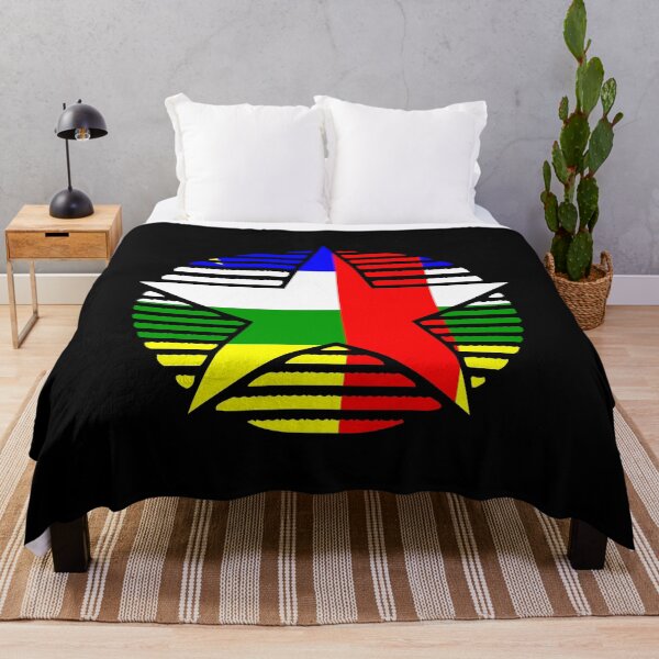 Item preview, Retro Central African Republic Flag Star CF designed and sold by shitpostee.