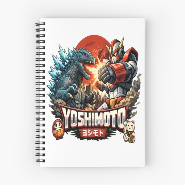 Item preview, Yoshimoto Kaiju vs Mecha Warrior Retro Japanese Anime Vintage designed and sold by CatLovers Studio.
