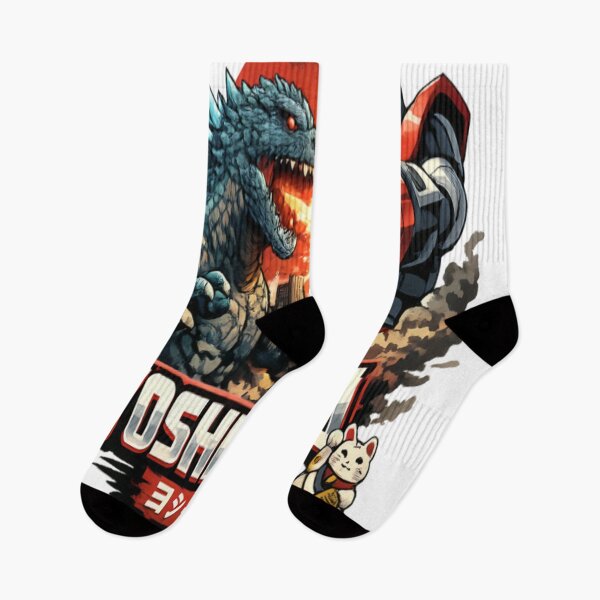 Item preview, Yoshimoto Kaiju vs Mecha Warrior Retro Japanese Anime Vintage designed and sold by CatLovers Studio.