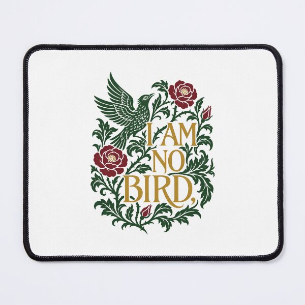 Item preview, Jane Eyre: I Am No Bird in Gold and Roses designed and sold by Fenay Designs.