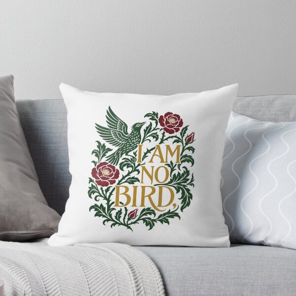 Item preview, Jane Eyre: I Am No Bird in Gold and Roses designed and sold by Fenay Designs.