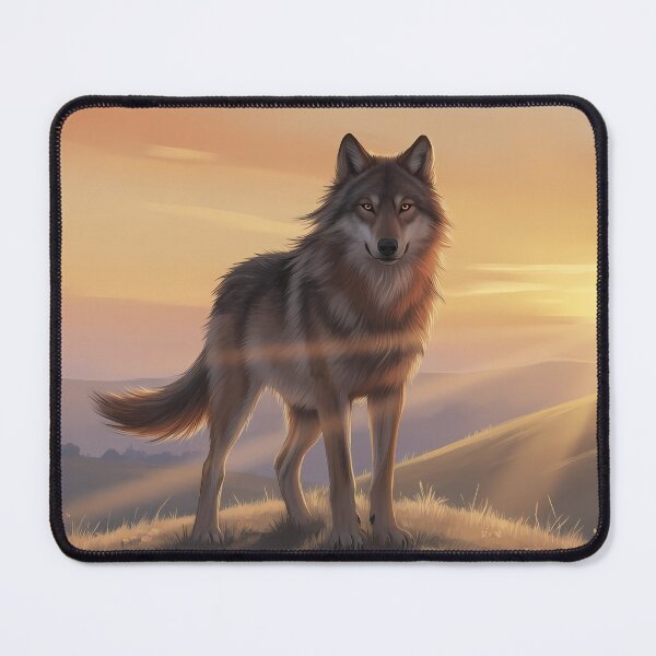 Item preview, Wolf at Sunset designed and sold by RkskArt.
