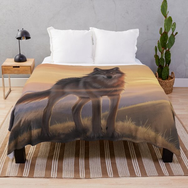 Item preview, Wolf at Sunset designed and sold by RkskArt.