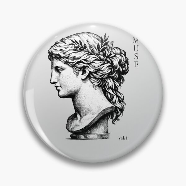 Item preview, Muse – Classical Greek Goddess Vintage Engraving designed and sold by Arrow2025.