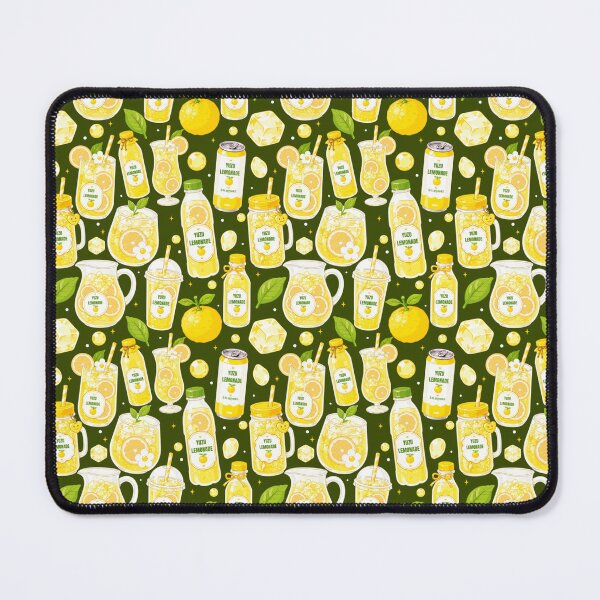 Item preview, Cute Yuzu Lemonade Drink Seamless designed and sold by KJackArtwork.