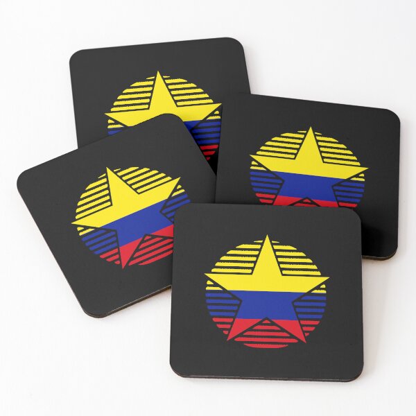 Item preview, Retro Colombia Flag Star CO designed and sold by shitpostee.