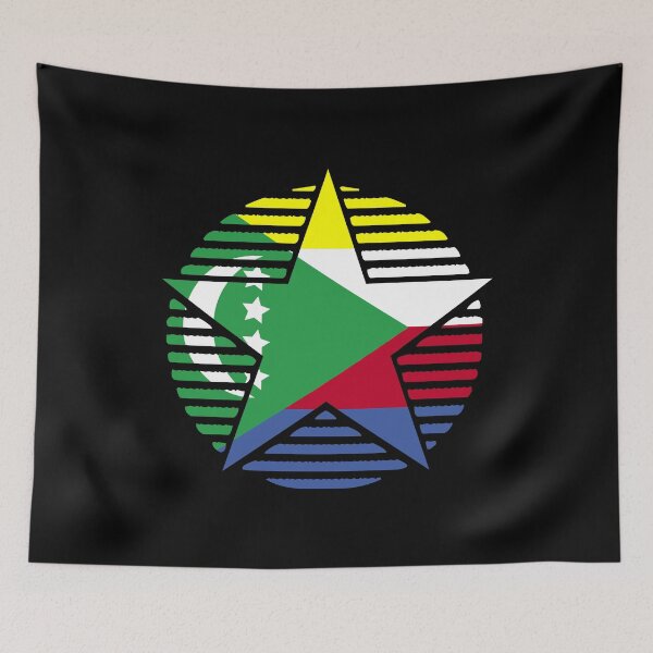 Item preview, Retro Comoros Flag Star KM designed and sold by shitpostee.