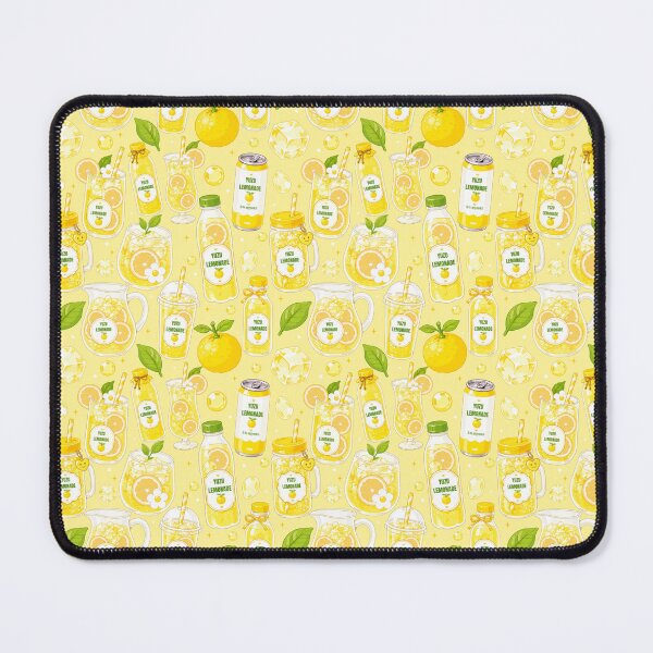Item preview, Cute Yuzu Lemonade Drink Seamless designed and sold by KJackArtwork.