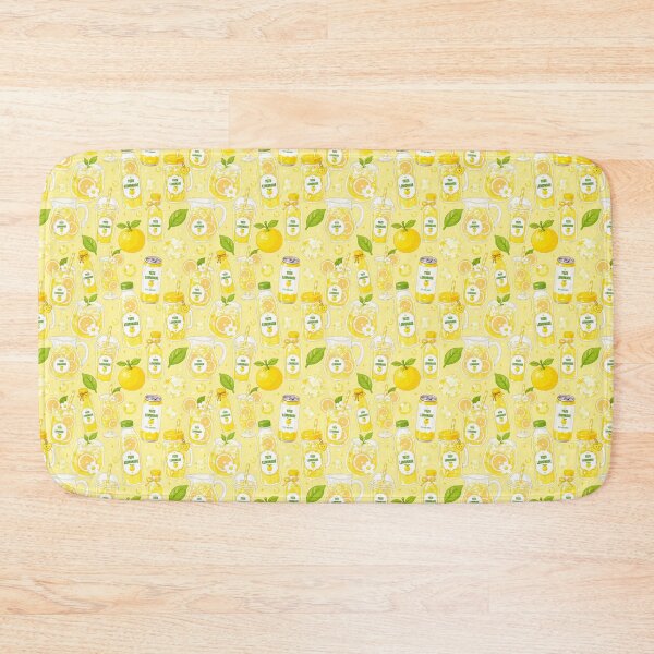 Item preview, Cute Yuzu Lemonade Drink Seamless  designed and sold by KJackArtwork.