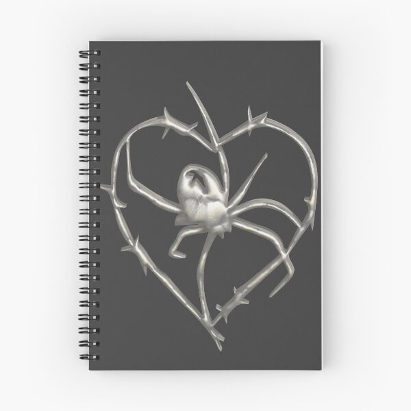 Item preview, Skz Silver Spider In A Heart designed and sold by xWiseGirl.