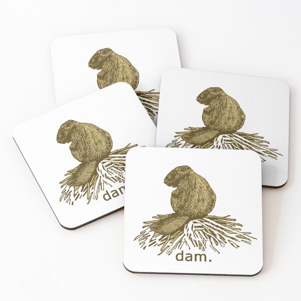 Item preview, Dam Beaver Vintage Engraving | Funny Wildlife Pun Nature  designed and sold by Gbriel3.