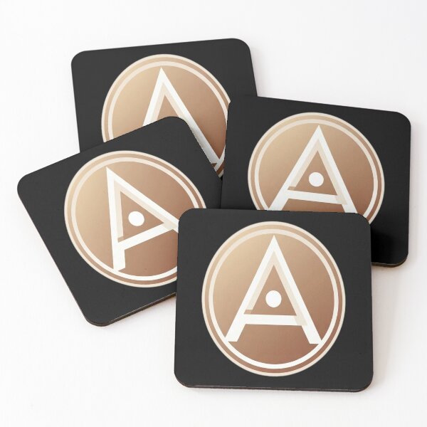 Item preview, Red Brown Boho Aveda Logo designed and sold by Renver1.