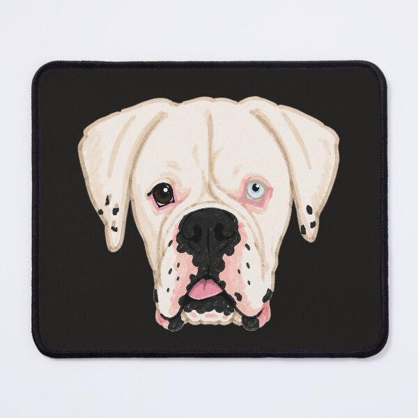 Item preview, White Boxer Marker Portrait designed and sold by Pelch Art Studio.