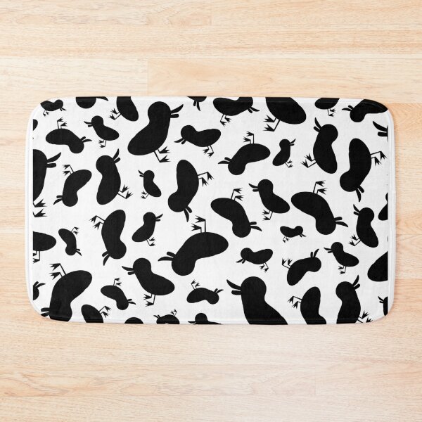 Item preview, Minimalist Duck Seamless Pattern in Black and White designed and sold by unfrgttble.