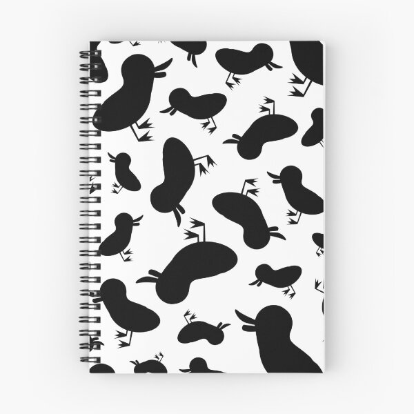 Item preview, Minimalist Duck Seamless Pattern in Black and White designed and sold by unfrgttble.