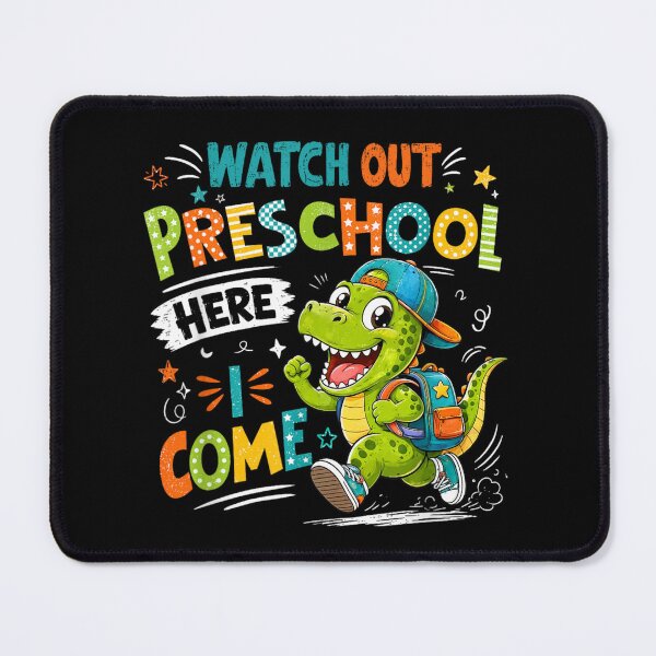 Item preview, Watch Out Preschool Here I Come Cute Dinosaur Back To School Kids designed and sold by LakenDraphil.
