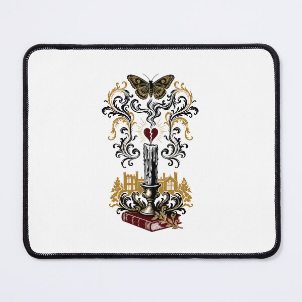 Item preview, Jane Eyre: Broken Heart Candle Gothic Emblem designed and sold by Fenay Designs.