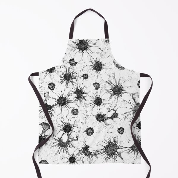 Item preview, Vintage Botanical Floral Sketch Black and White Line Art Wall Art designed and sold by Elżbieta Kaps.