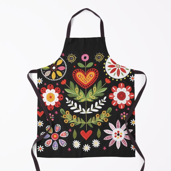 Item preview, Scandinavian Folk Art, Botanical Flowers designed and sold by xiao xuans.