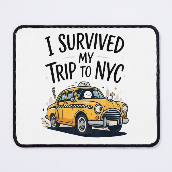 Item preview, I Survived My Trip To NYC Cute Yellow Taxi Cab Souvenir designed and sold by LakenDraphil.