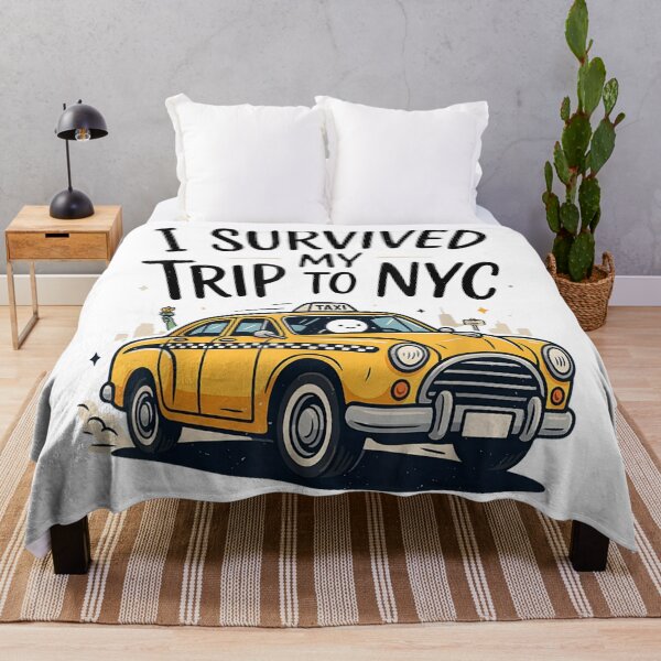Item preview, I Survived My Trip To NYC Cute Yellow Taxi Cab Souvenir designed and sold by LakenDraphil.