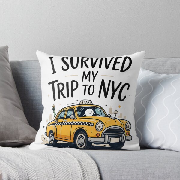Item preview, I Survived My Trip To NYC Cute Yellow Taxi Cab Souvenir designed and sold by LakenDraphil.
