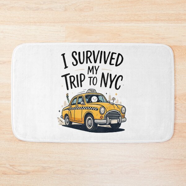Item preview, I Survived My Trip To NYC Cute Yellow Taxi Cab Souvenir designed and sold by LakenDraphil.
