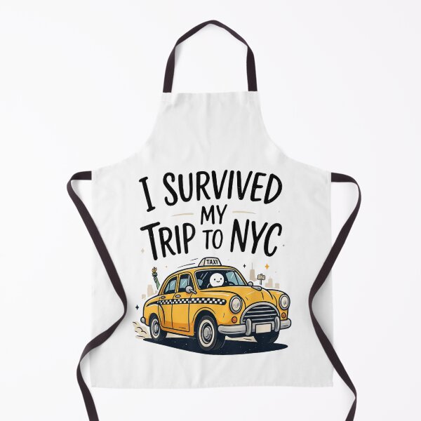 Item preview, I Survived My Trip To NYC Cute Yellow Taxi Cab Souvenir designed and sold by LakenDraphil.