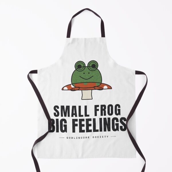 Item preview, Small Frog, Big Feelings — Cute Goblincore Frog designed and sold by NEXTFORMSTUDIO.