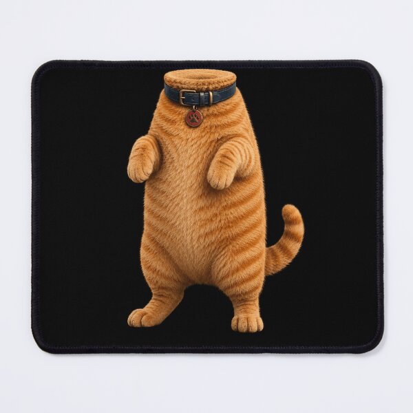 Item preview, Headless Orange Cat – Weird Funny Surreal Cat Lover Design designed and sold by PosiMCreations.