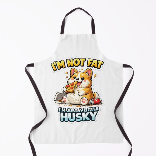 Item preview, I'M Not Fat I'M Just A Little HUSKY designed and sold by procreativefox.