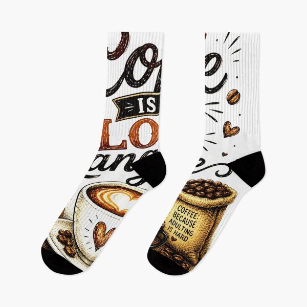 Item preview, offee Is My Love Language | Funny Coffee Lover Vintage Design designed and sold by SlanPOD.
