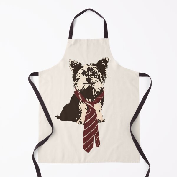 Item preview, Mr. Yorkie - Sepia-Toned Dog with Tie designed and sold by LittleMissTyne.