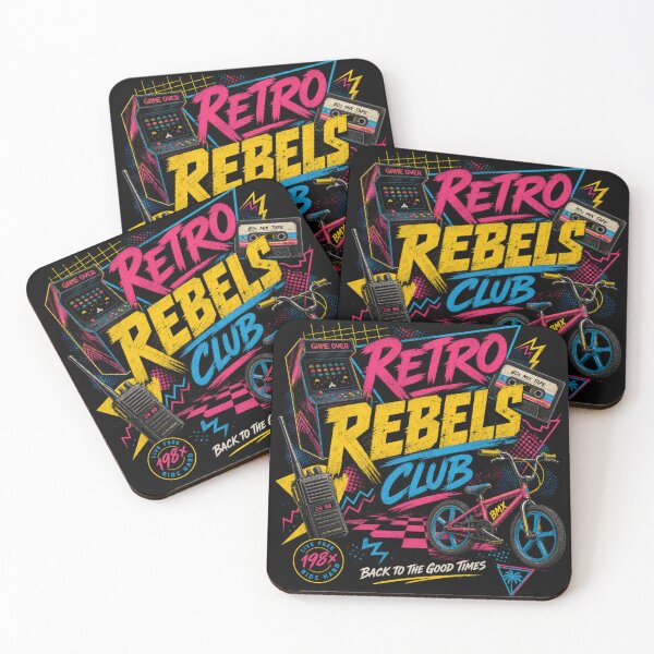 Item preview, Retro Rebel Club | Vintage Streetwear Retro Graphic T-Shirt designed and sold by rushaib.