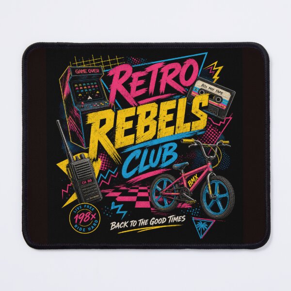 Item preview, Retro Rebel Club | Vintage Streetwear Retro Graphic T-Shirt designed and sold by rushaib.