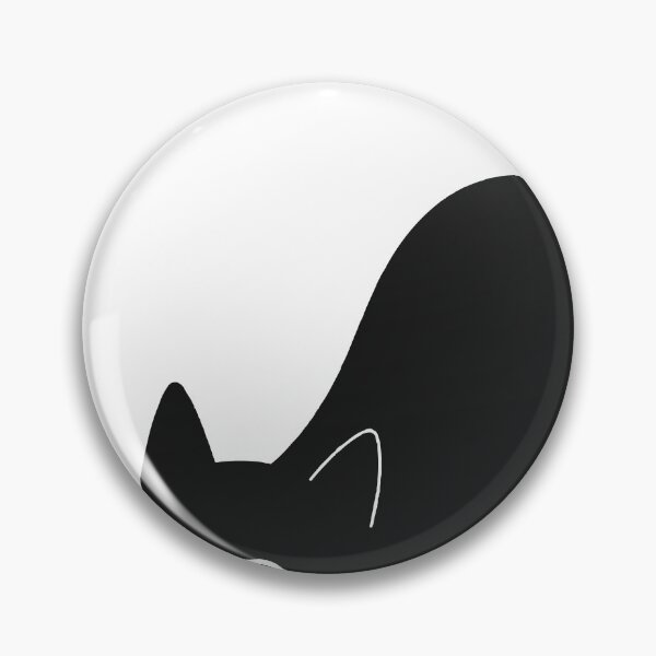 Item preview, Minimalist Black Cat Stretching designed and sold by KingOfRockk.