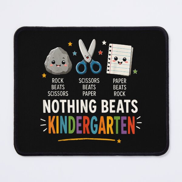 Item preview, Rock Paper Scissors Nothing Beats Kindergarten Cute Back To School Teacher designed and sold by LakenDraphil.
