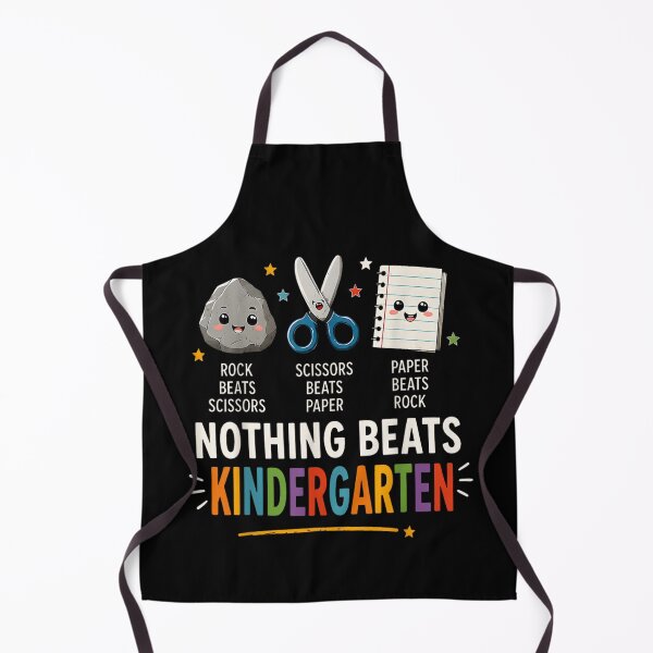 Item preview, Rock Paper Scissors Nothing Beats Kindergarten Cute Back To School Teacher designed and sold by LakenDraphil.