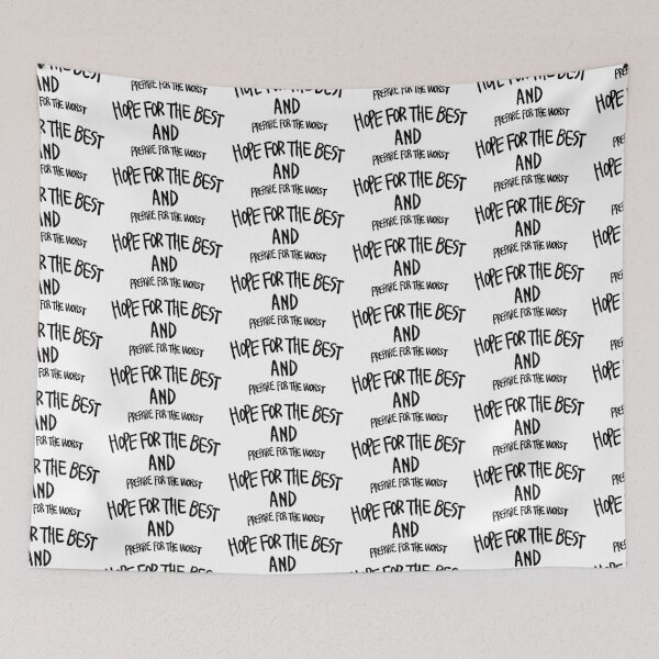 Item preview, Girls Band Cry - Hope For The Best and Prepare For The Worst designed and sold by T-TEES Clothing.